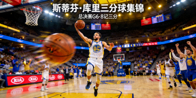 斯蒂芬·库里三分球集锦 - 总决赛G6命中8记三分球精彩瞬间